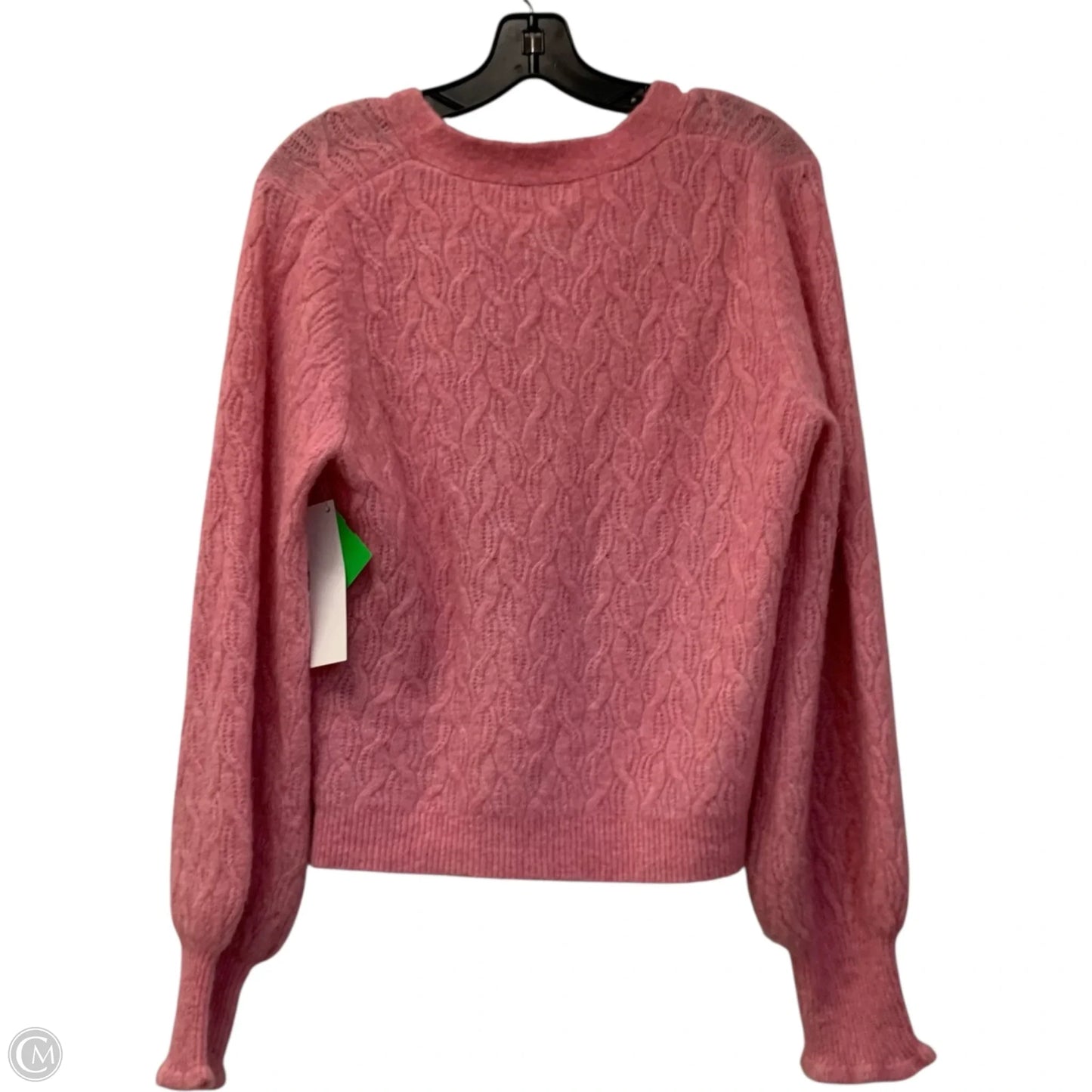 Sweater Cardigan Designer By Spartina In Pink, Size: M