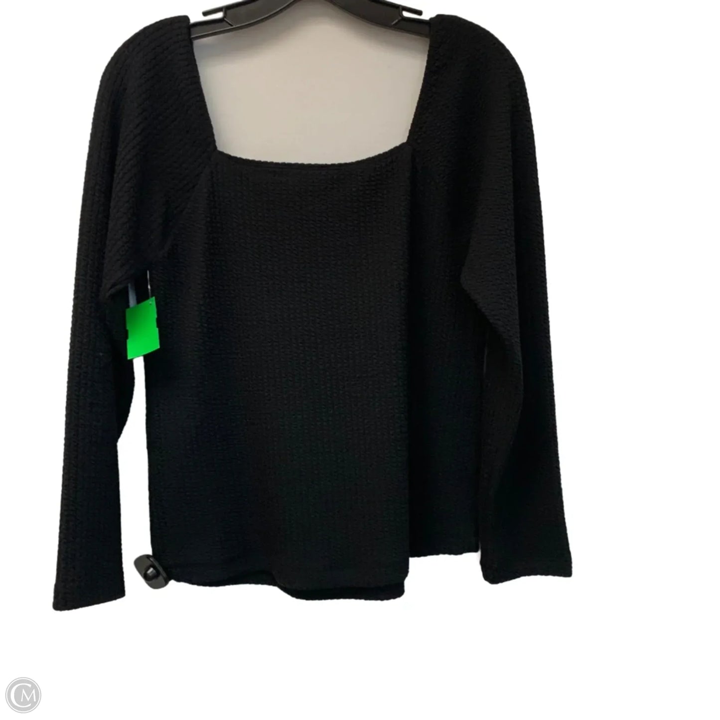 Top Long Sleeve By Maeve In Black, Size: L