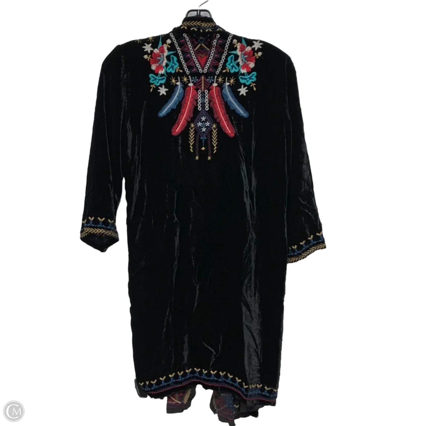 Cardigan Designer By Johnny Was In Black, Size: S