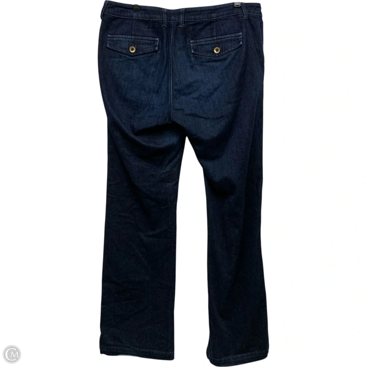 Jeans Wide Leg By Banana Republic In Blue Denim, Size: 14