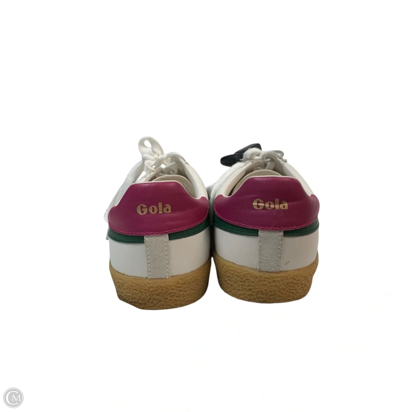 Shoes Sneakers By Gola In Green & White, Size: 8