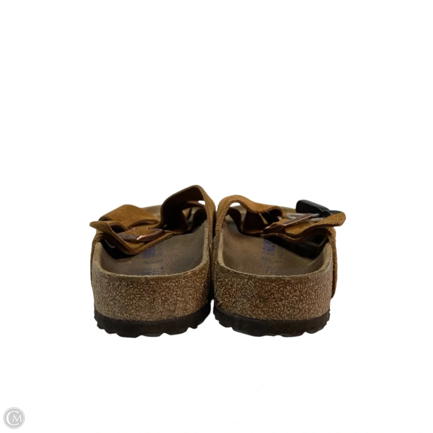 Sandals Flats By Birkenstock In Brown, Size: 11.5