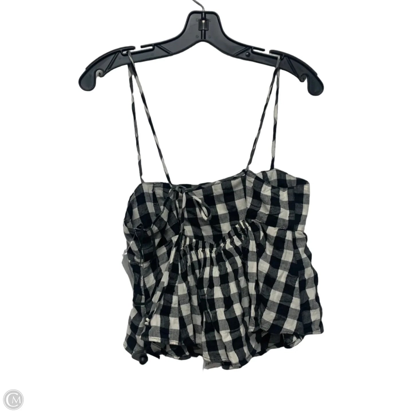 Top Sleeveless By Free People In Black & Cream, Size: S