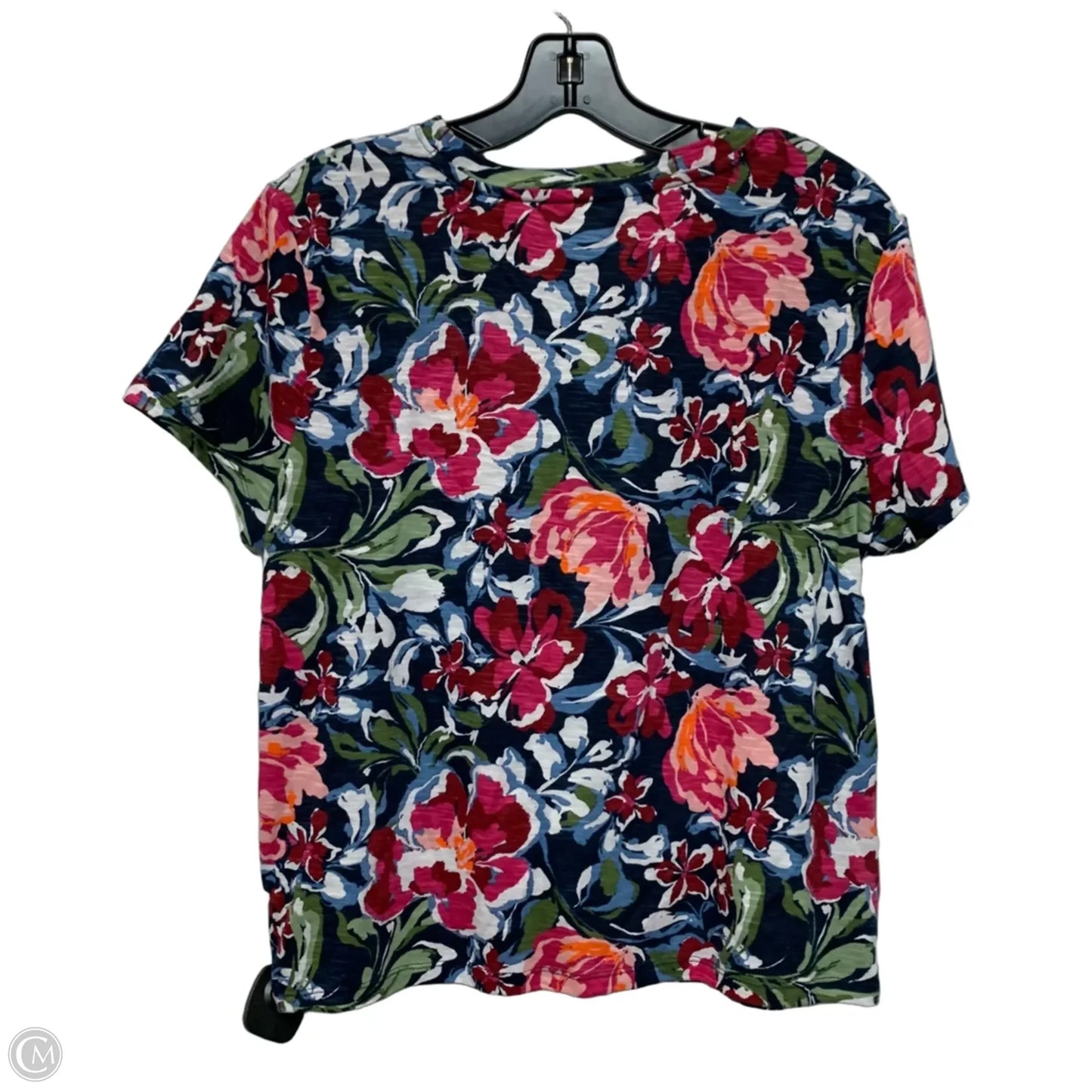 Top Short Sleeve By Wonderly In Floral Print, Size: S