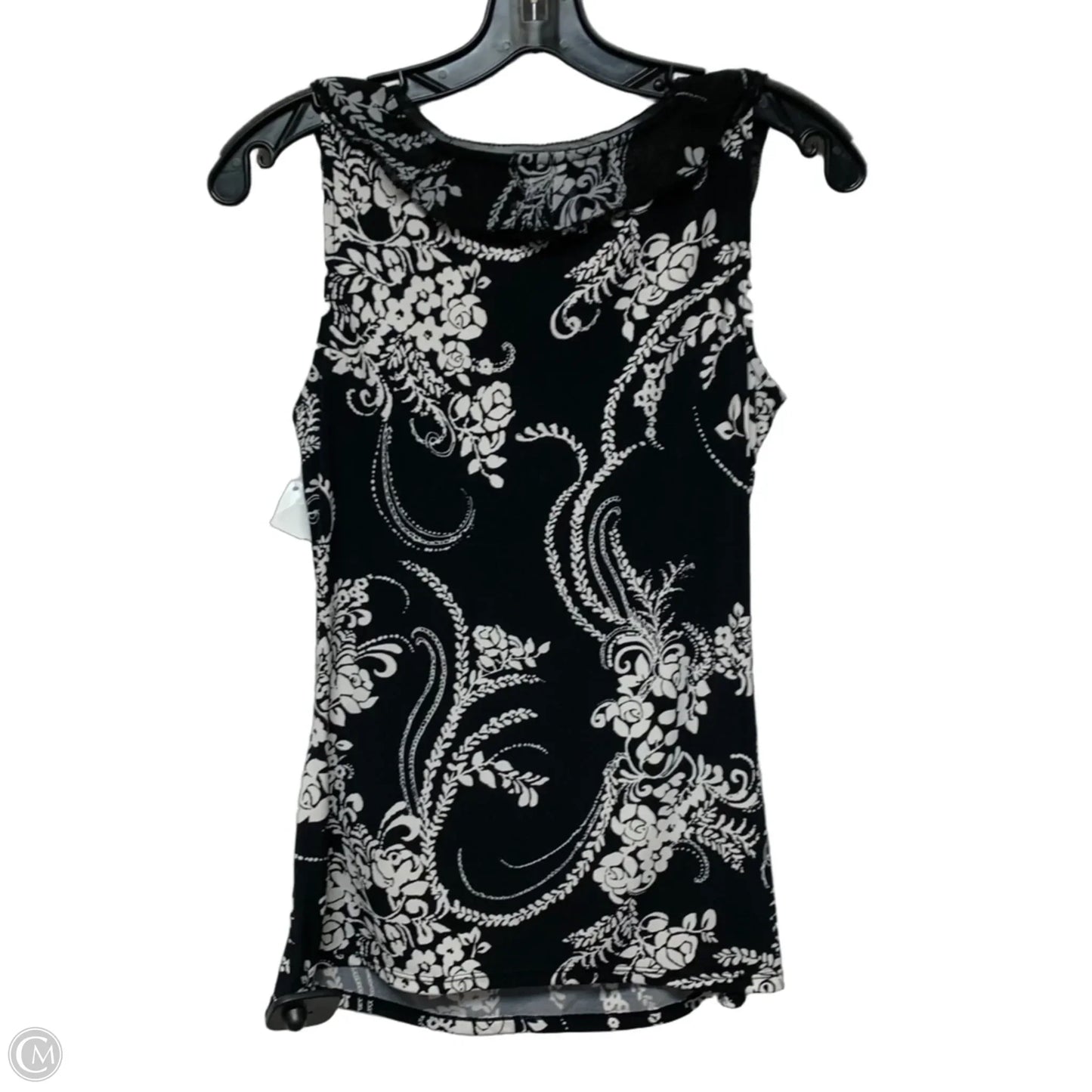 Top Sleeveless By White House Black Market In Black & White, Size: Xs