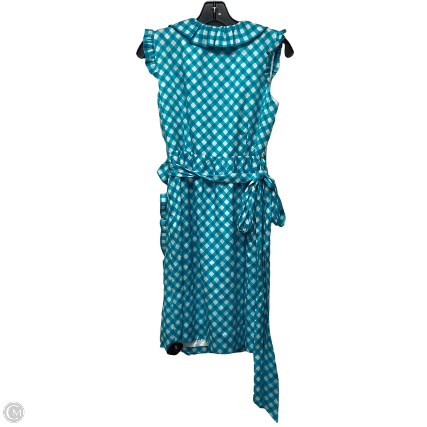 Dress Designer By Kate Spade In Blue & White, Size: S