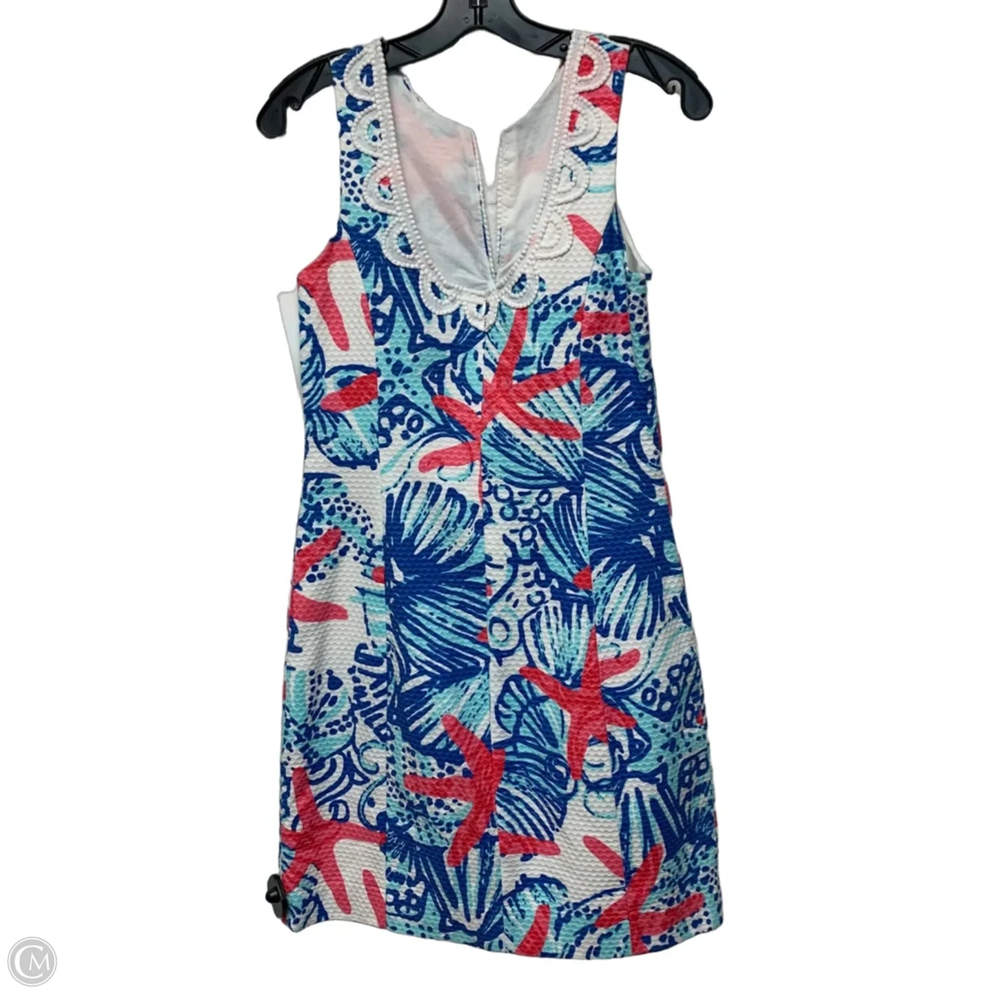 Dress Designer By Lilly Pulitzer In Blue Red & White, Size: S