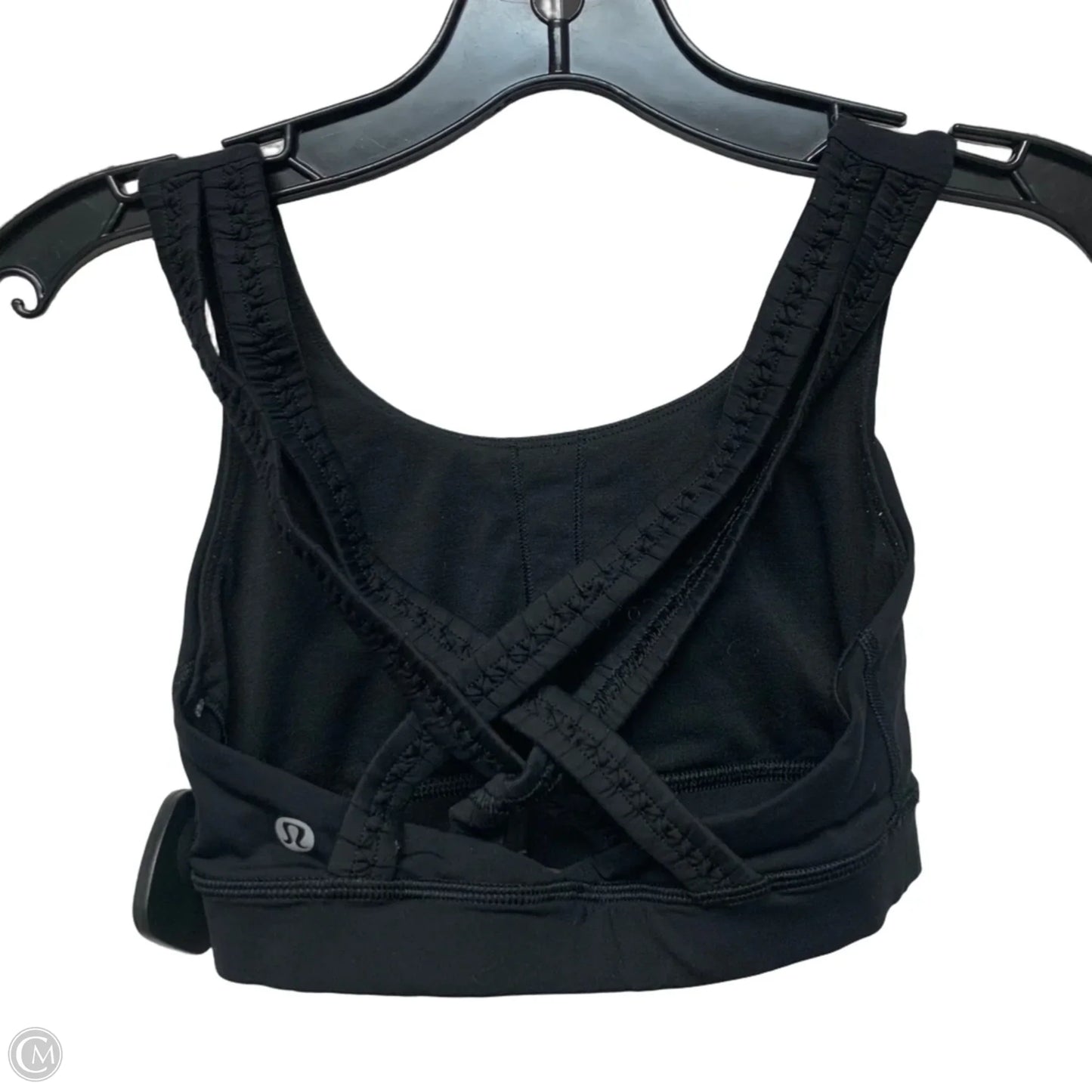 Athletic Bra By Lululemon In Black, Size: Xs