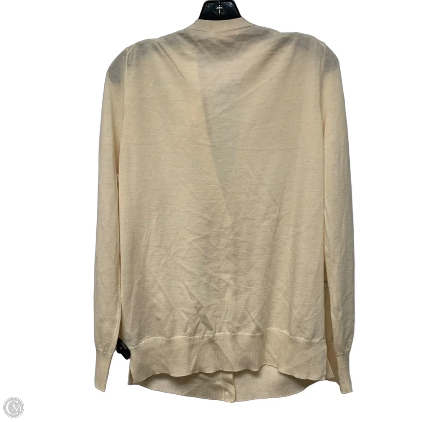 Cardigan Designer By Tory Burch In Cream, Size: Xl