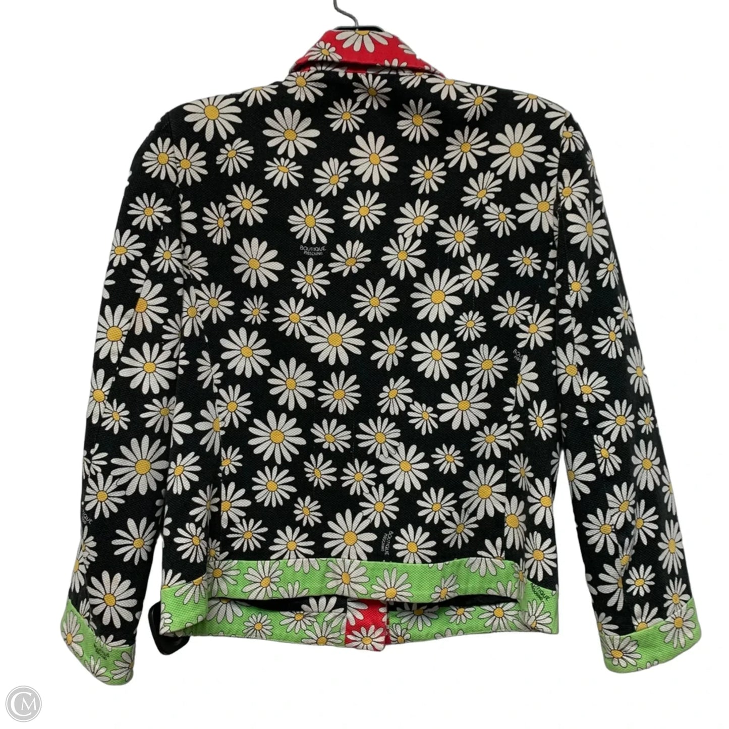 Blazer By Boutique Moschino In Floral Print, Size: S