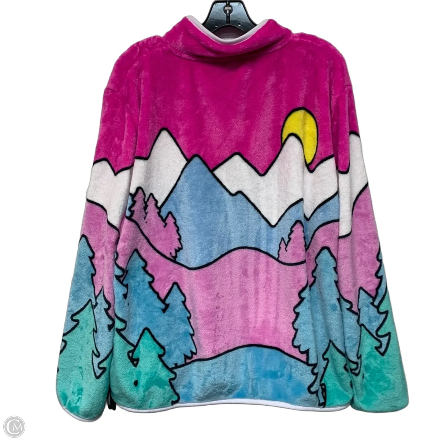 Jacket Other By Clothes Mentor In Blue & Pink, Size: Xl
