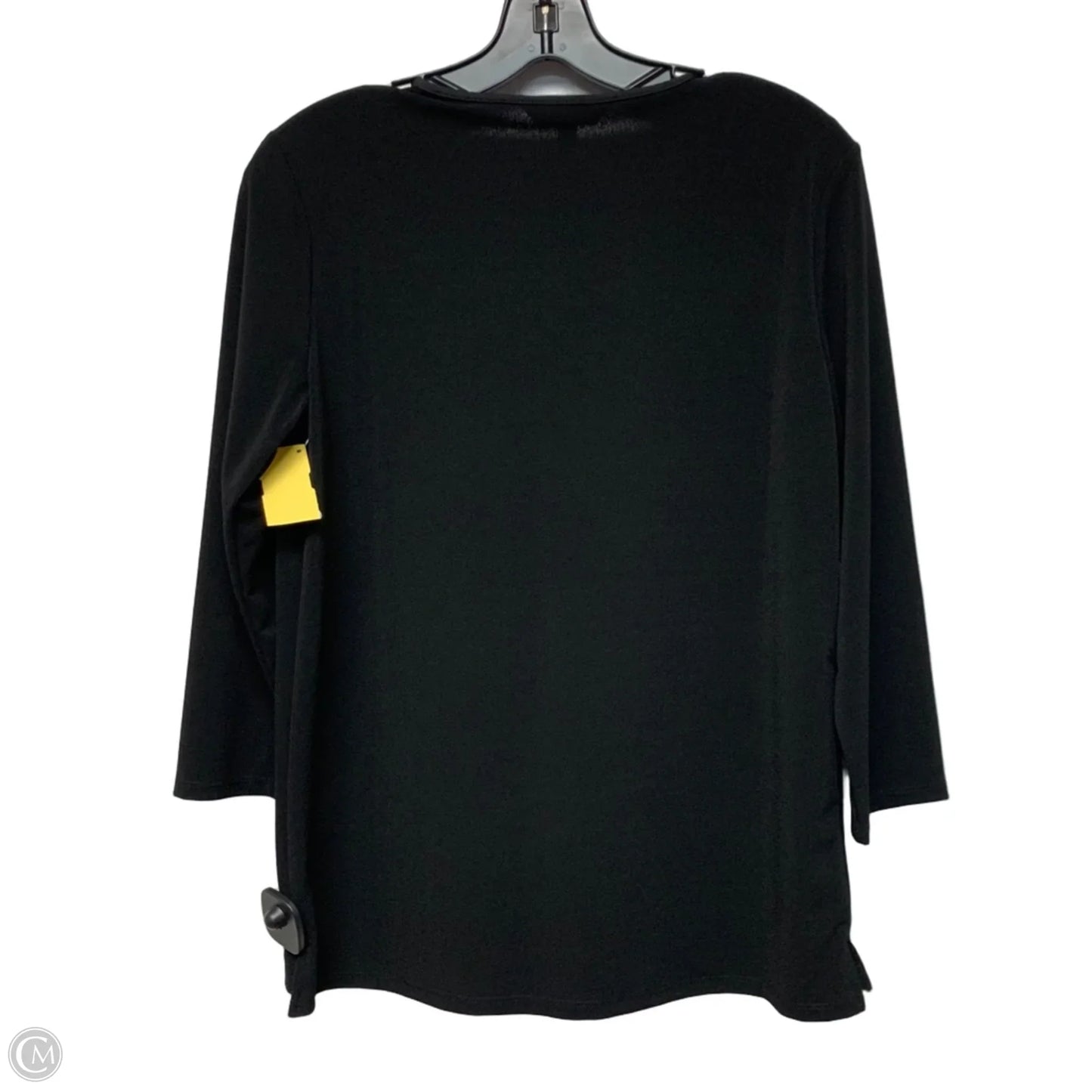 Top Long Sleeve By Banana Republic In Black, Size: S