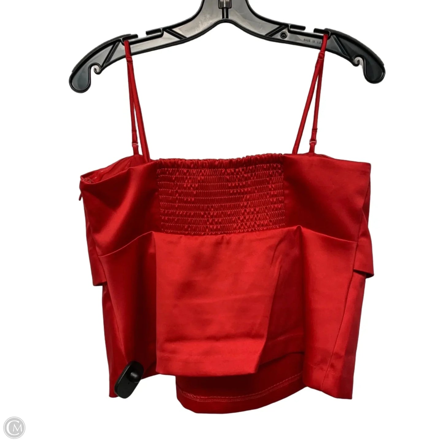 Top Sleeveless By Loft In Red, Size: M