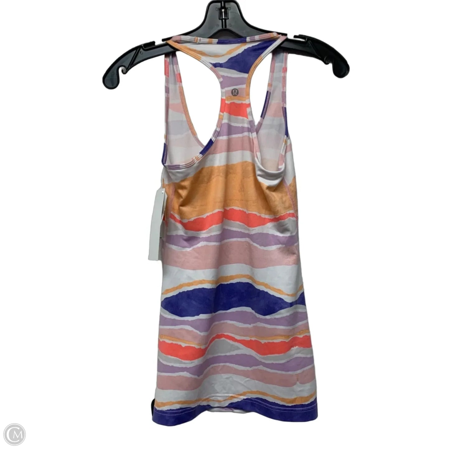 Athletic Tank Top By Lululemon In Orange & Purple, Size: S
