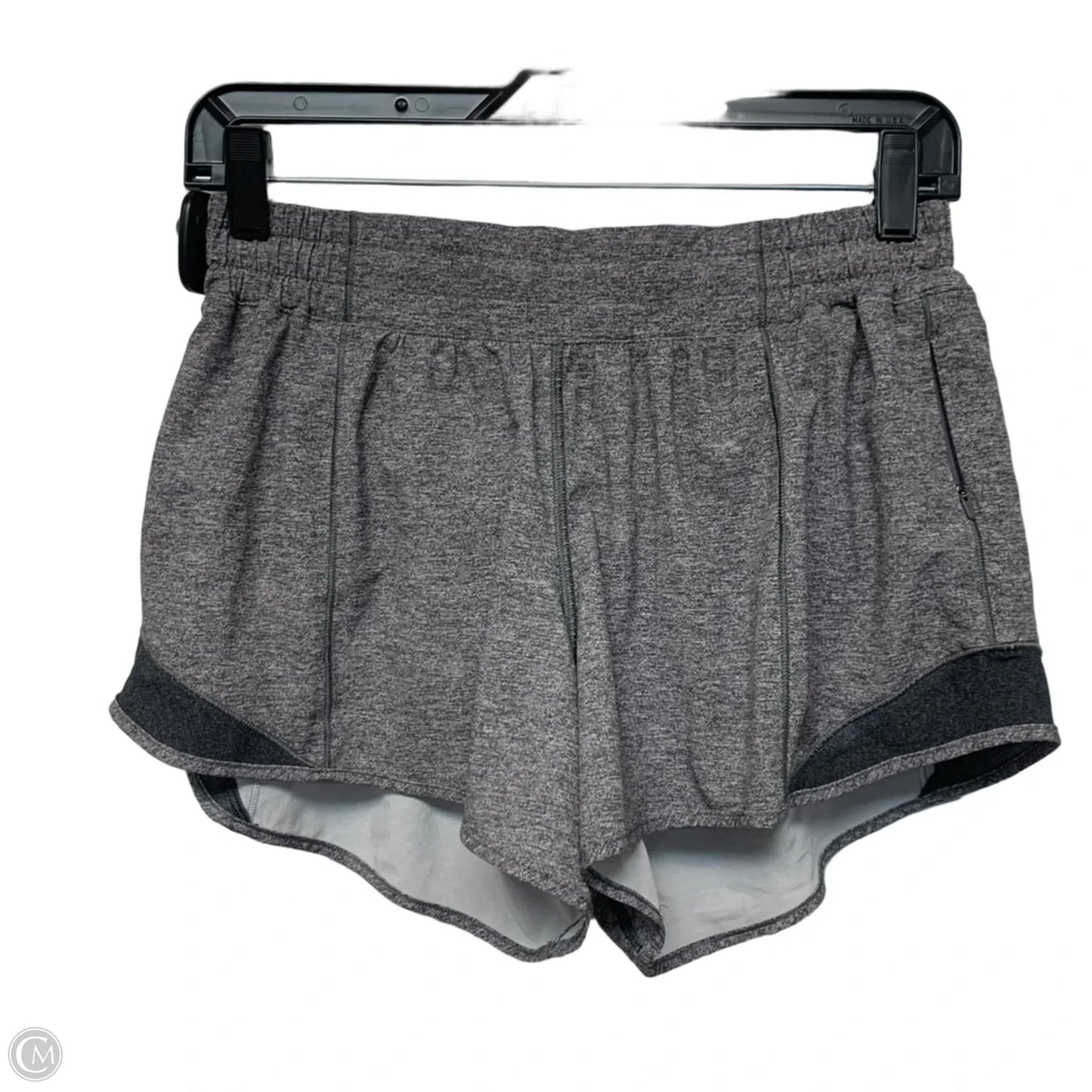 Athletic Shorts By Lululemon In Grey, Size: M