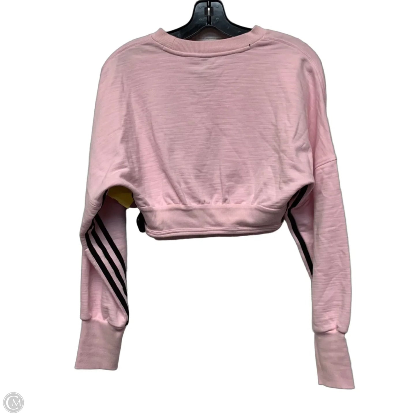 Athletic Sweatshirt Crewneck By Adidas In Pink, Size: Xs