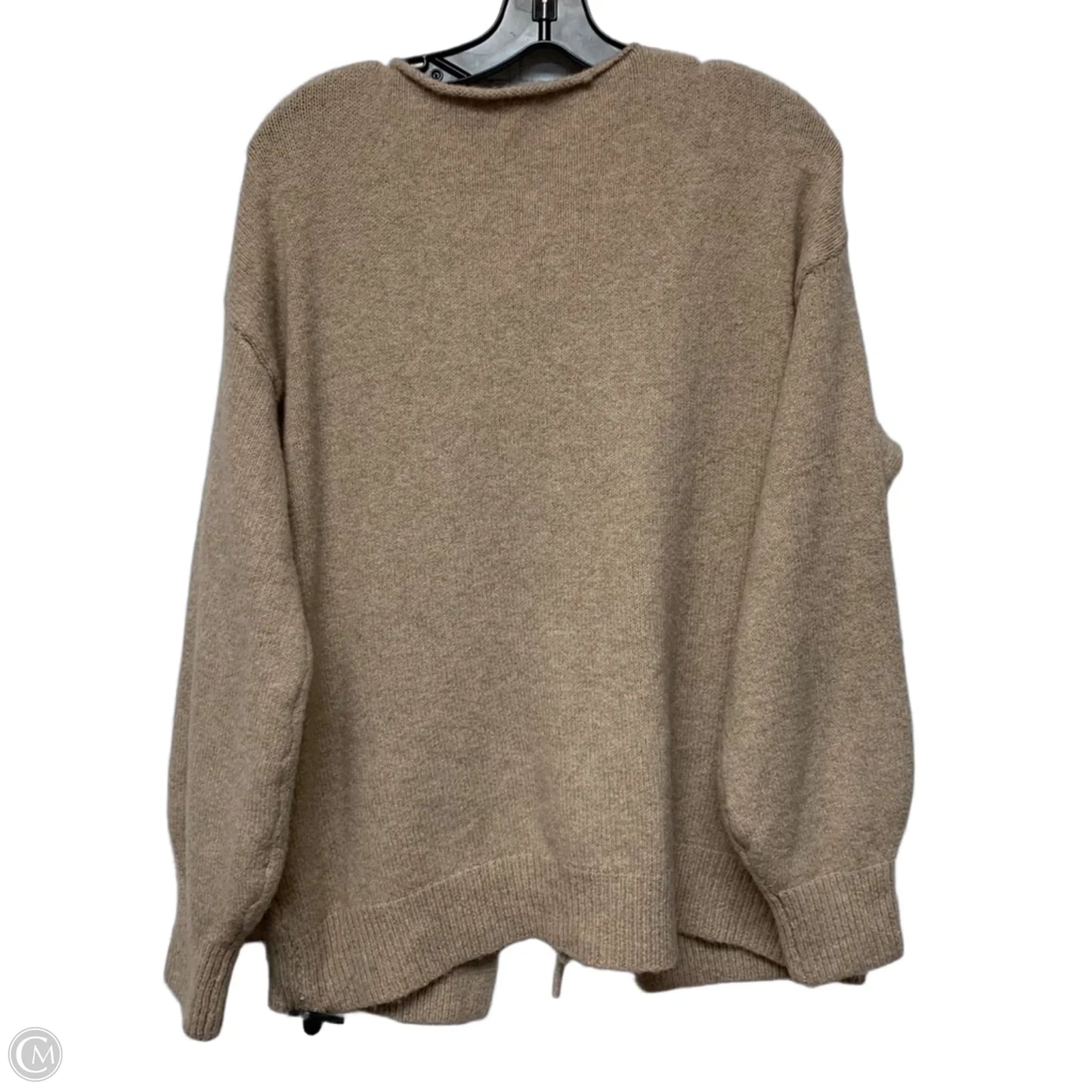 Sweater Cardigan In Brown, Size: Xl