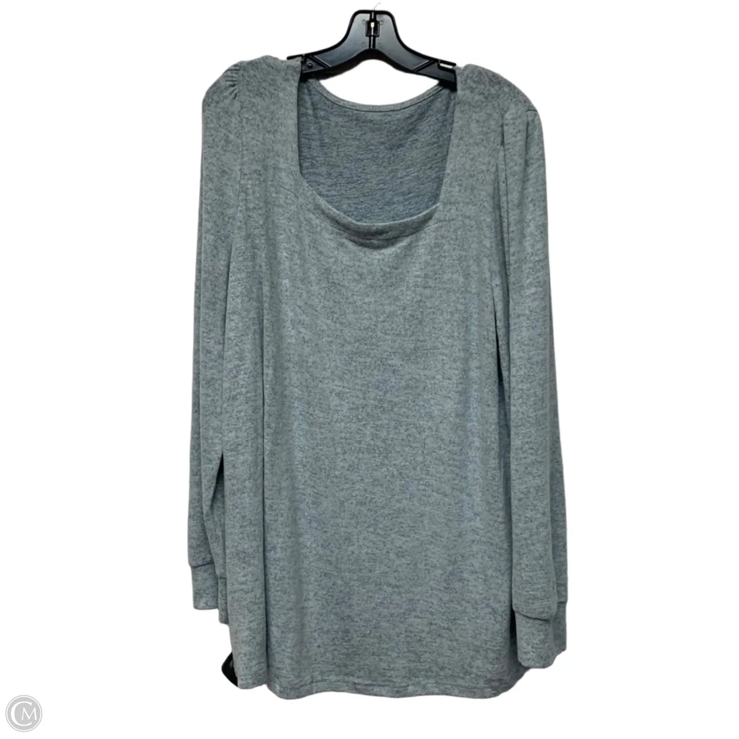 Top Long Sleeve In Blue, Size: Xxl