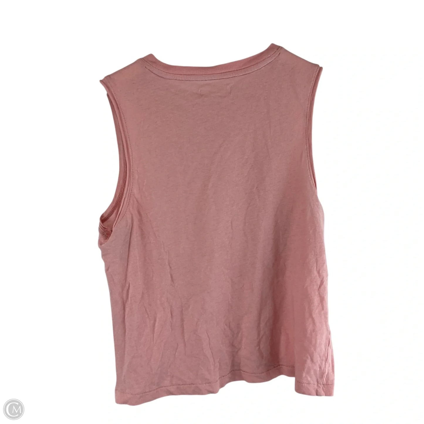 Top Sleeveless Basic By Madewell In Pink, Size: Xs