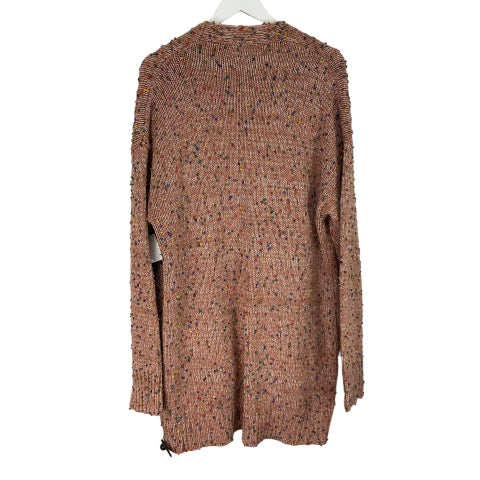 Sweater Cardigan By Clothes Mentor In Orange, Size: Petite S