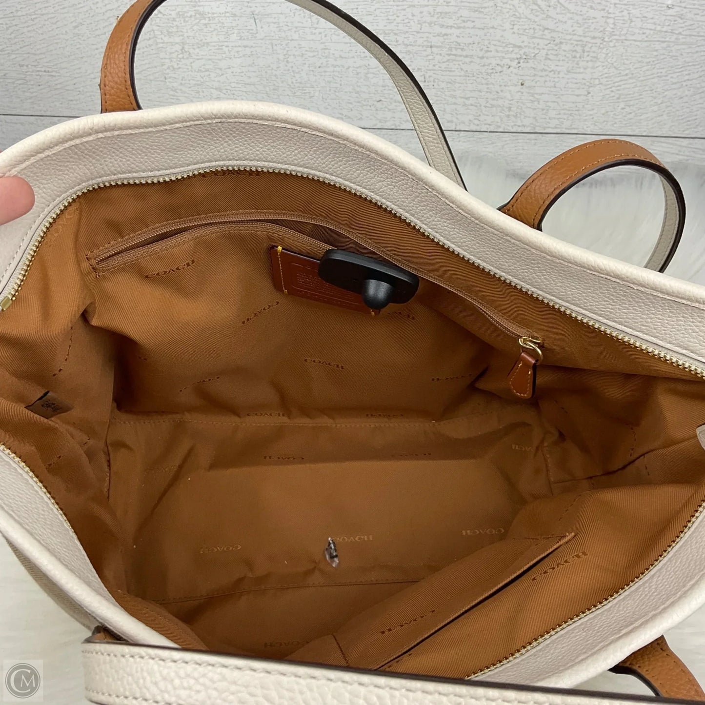 Handbag Designer By Coach, Size: Medium