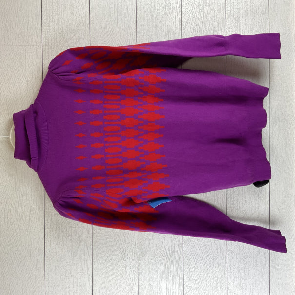 Sweater By Ann Taylor In Purple, Size: M