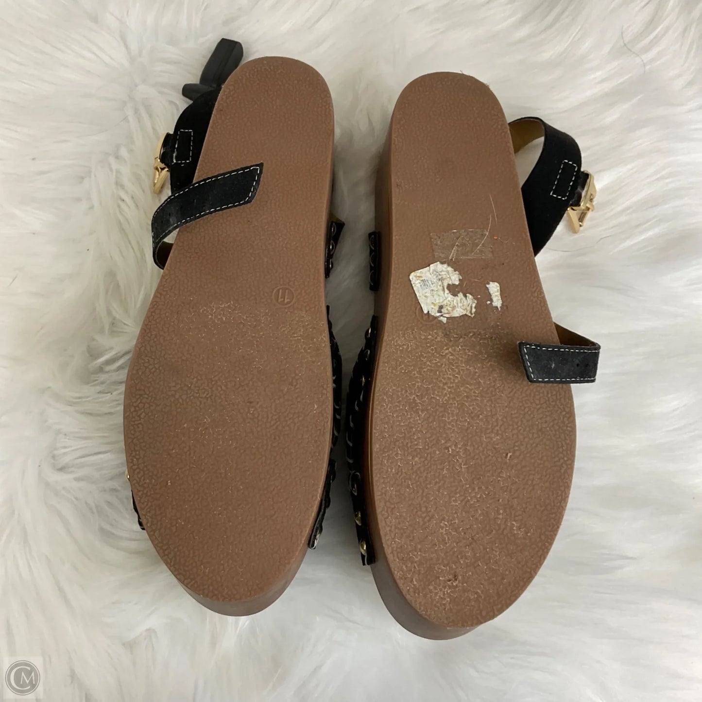 Shoes Heels Platform By Cato In Black, Size: 11