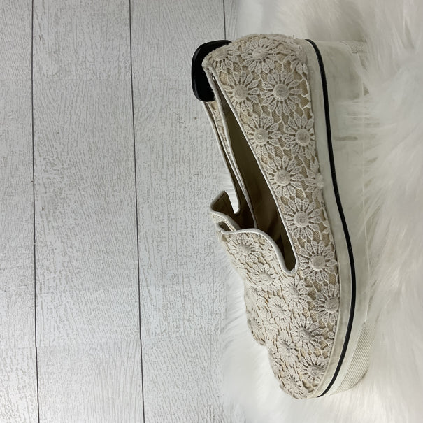 Shoes Designer By Stella Mccartney In Cream, Size: 8.5