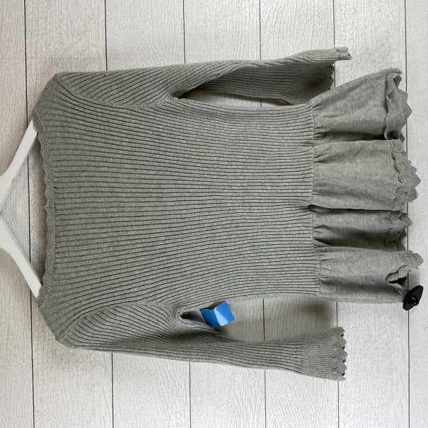 Sweater By Jeanne Pierre In Grey, Size: M