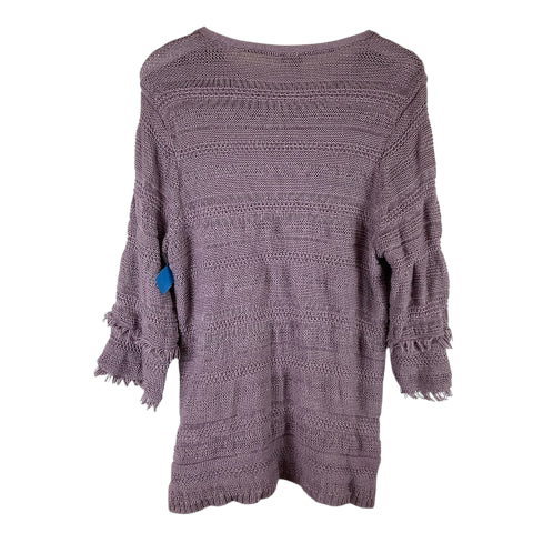Sweater By Chicos In Purple, Size: 2