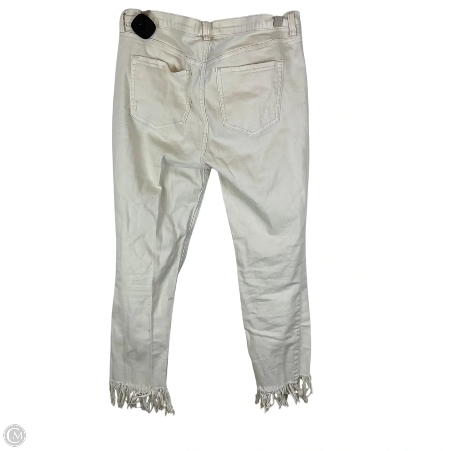 Jeans Straight By Free People In White, Size: 30