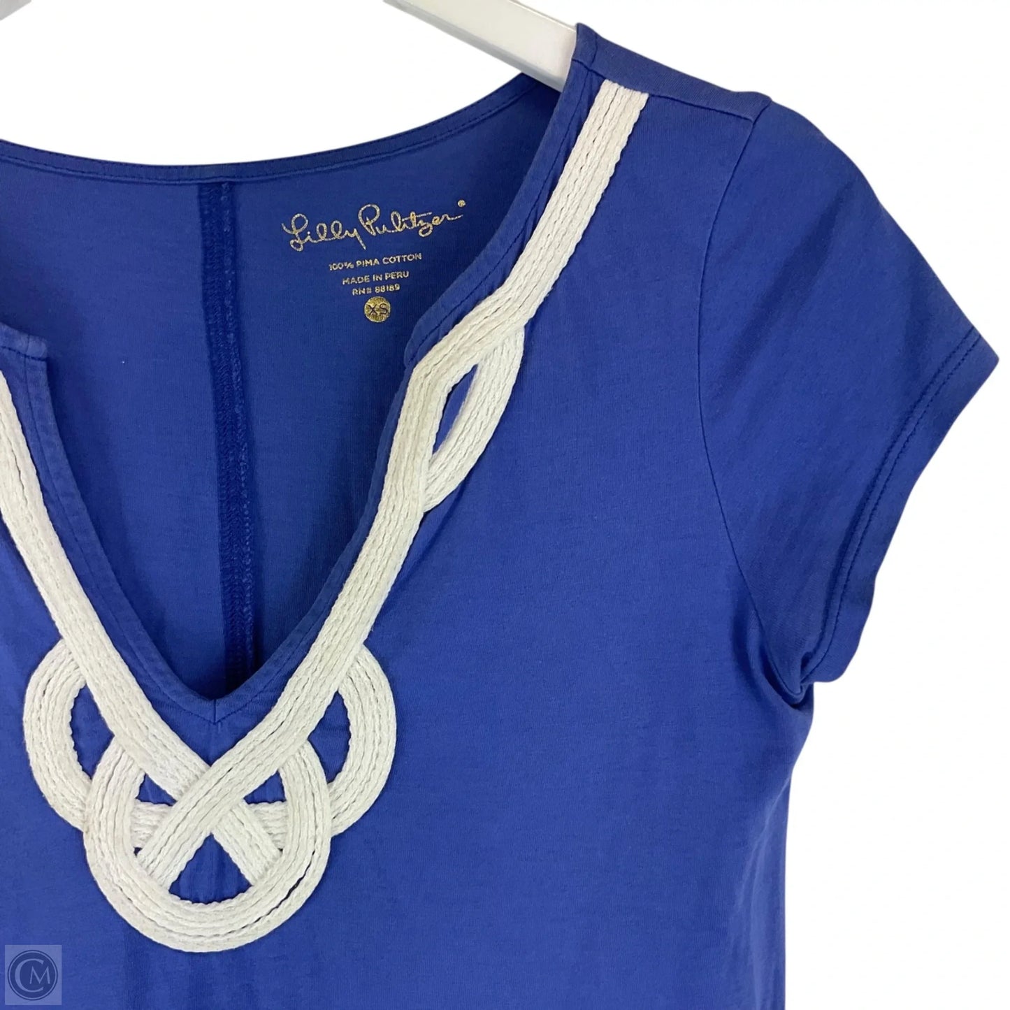 Dress Designer By Lilly Pulitzer In Blue, Size: Xs