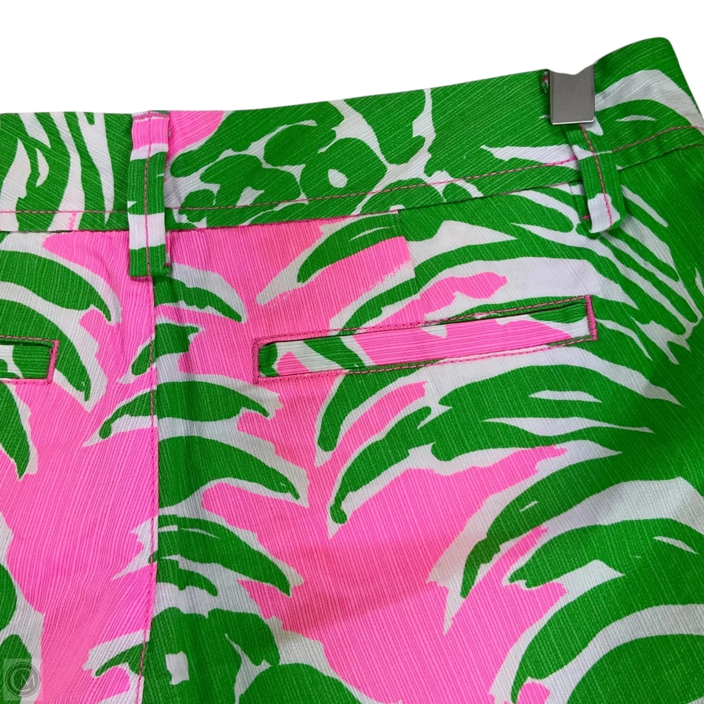 Shorts Designer By Lilly Pulitzer In Green & Pink, Size: 4
