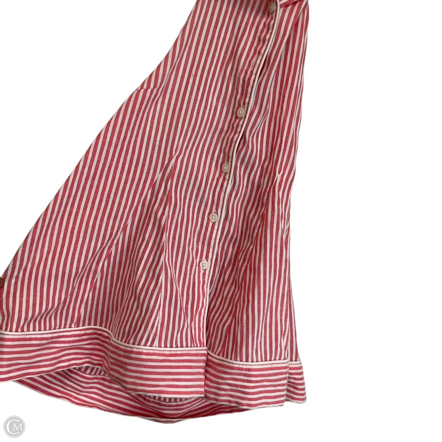 Top Sleeveless By Anthropologie In Striped Pattern, Size: Xxs