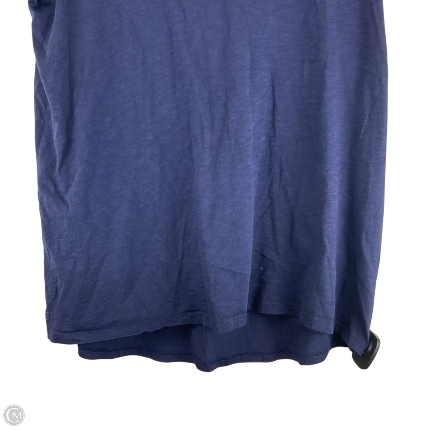 Top Short Sleeve Designer By Lilly Pulitzer In Navy, Size: L