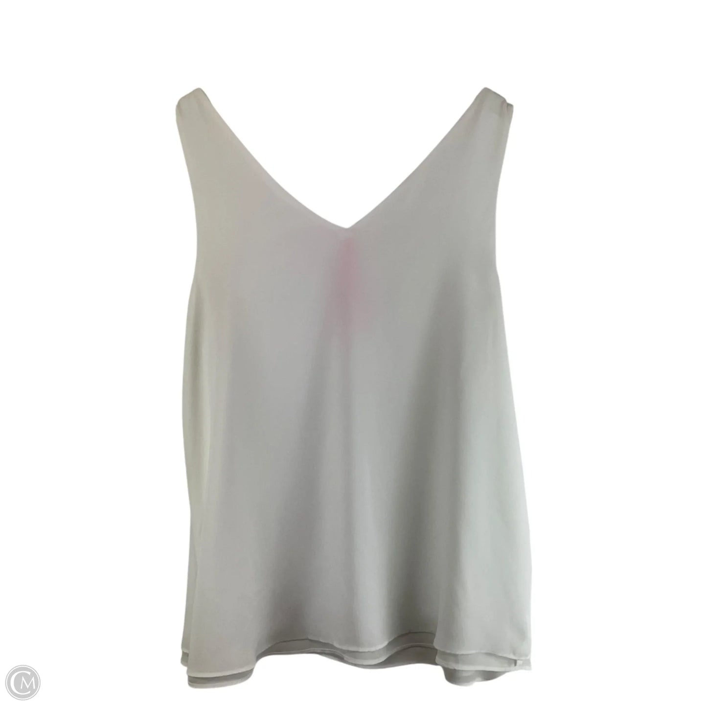 Top Sleeveless Designer By Lilly Pulitzer In White, Size: L