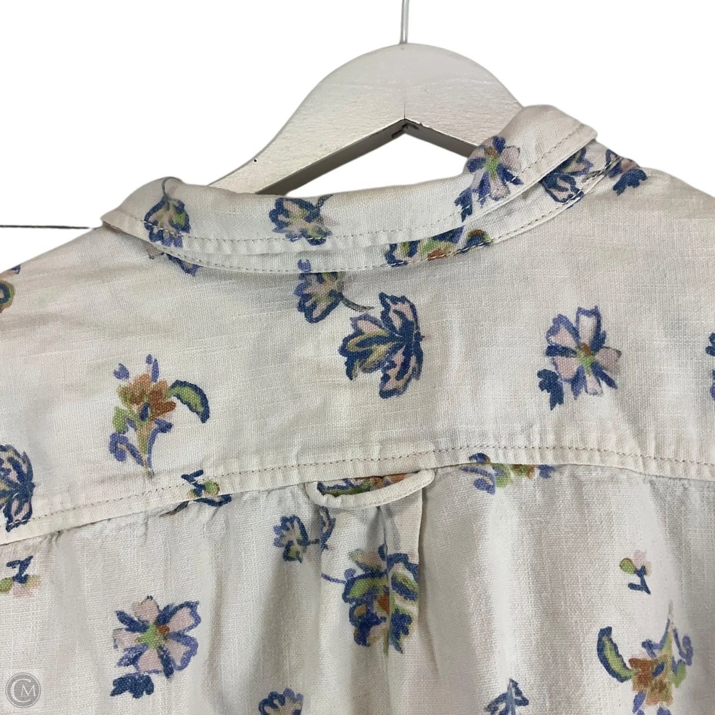 Top Long Sleeve By Pilcro In Floral Print, Size: L