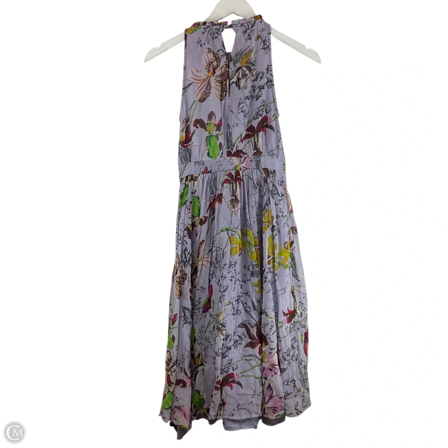 Dress Casual Midi By Anthropologie In Purple, Size: 0