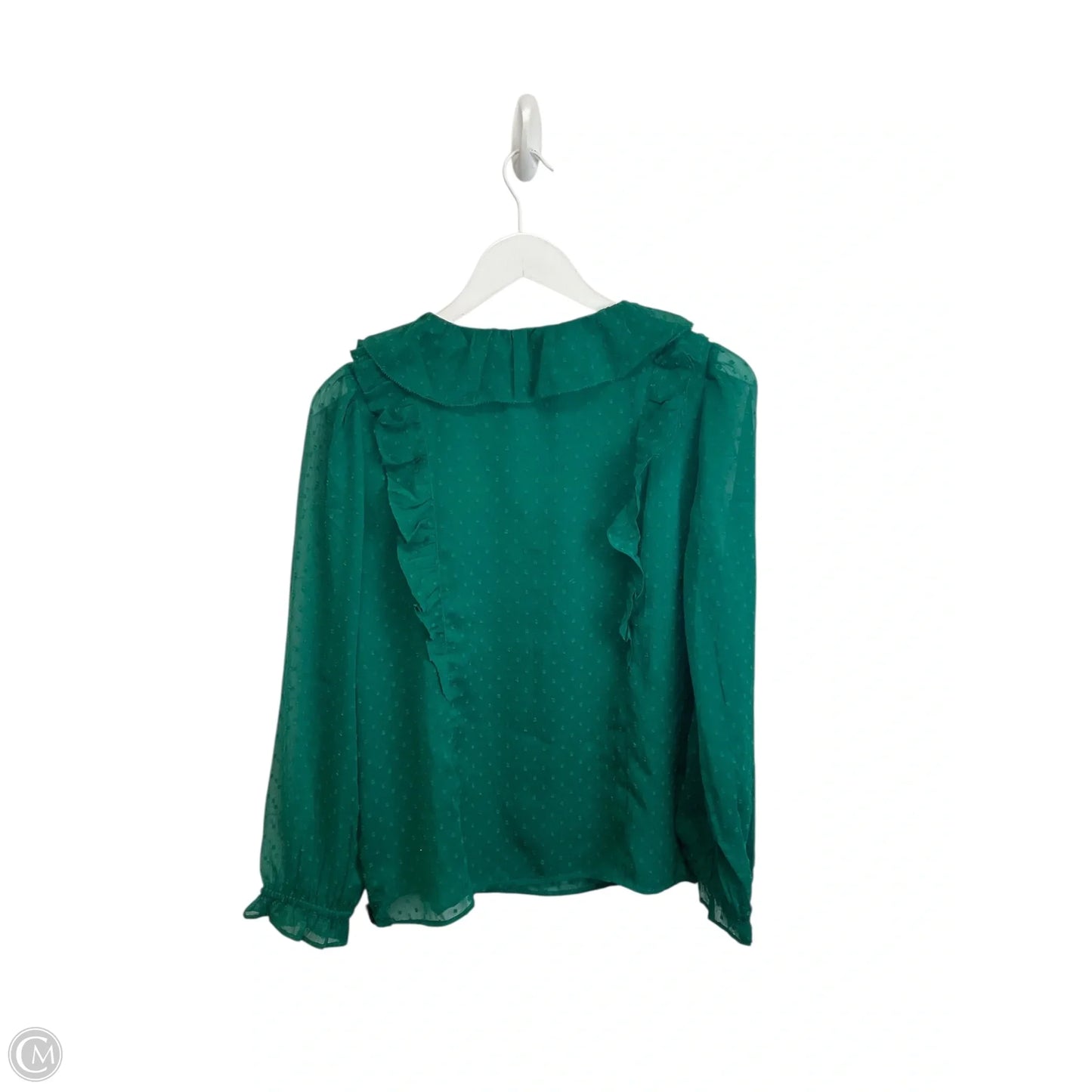 Top Long Sleeve By Loft In Green, Size: Mp