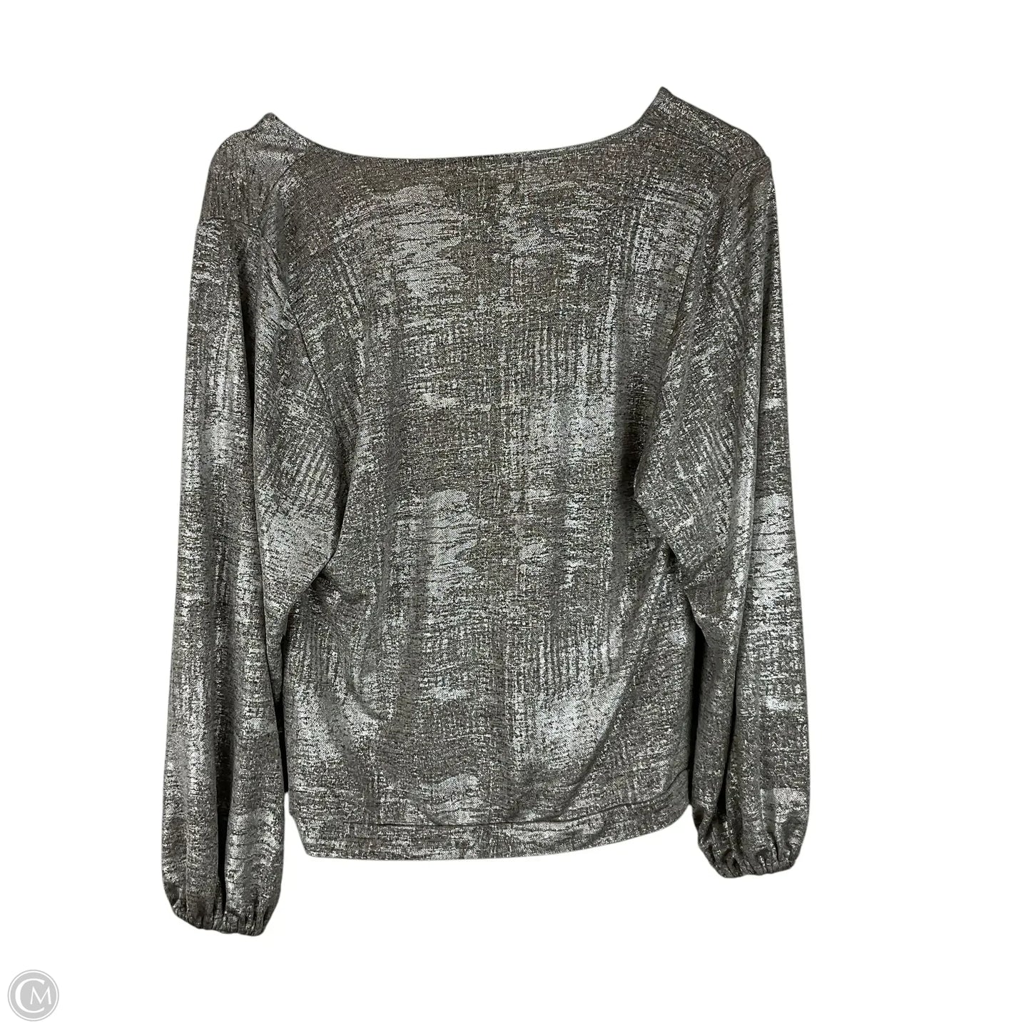 Top Long Sleeve Basic By Anthropologie In Grey, Size: S