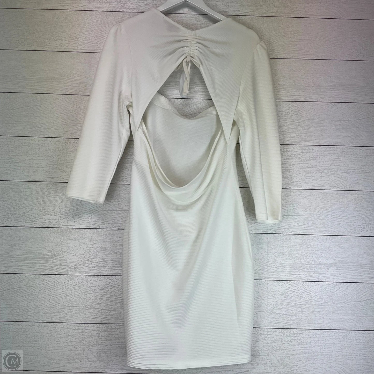 Dress Casual Midi By Betsey Johnson In White, Size: Xl