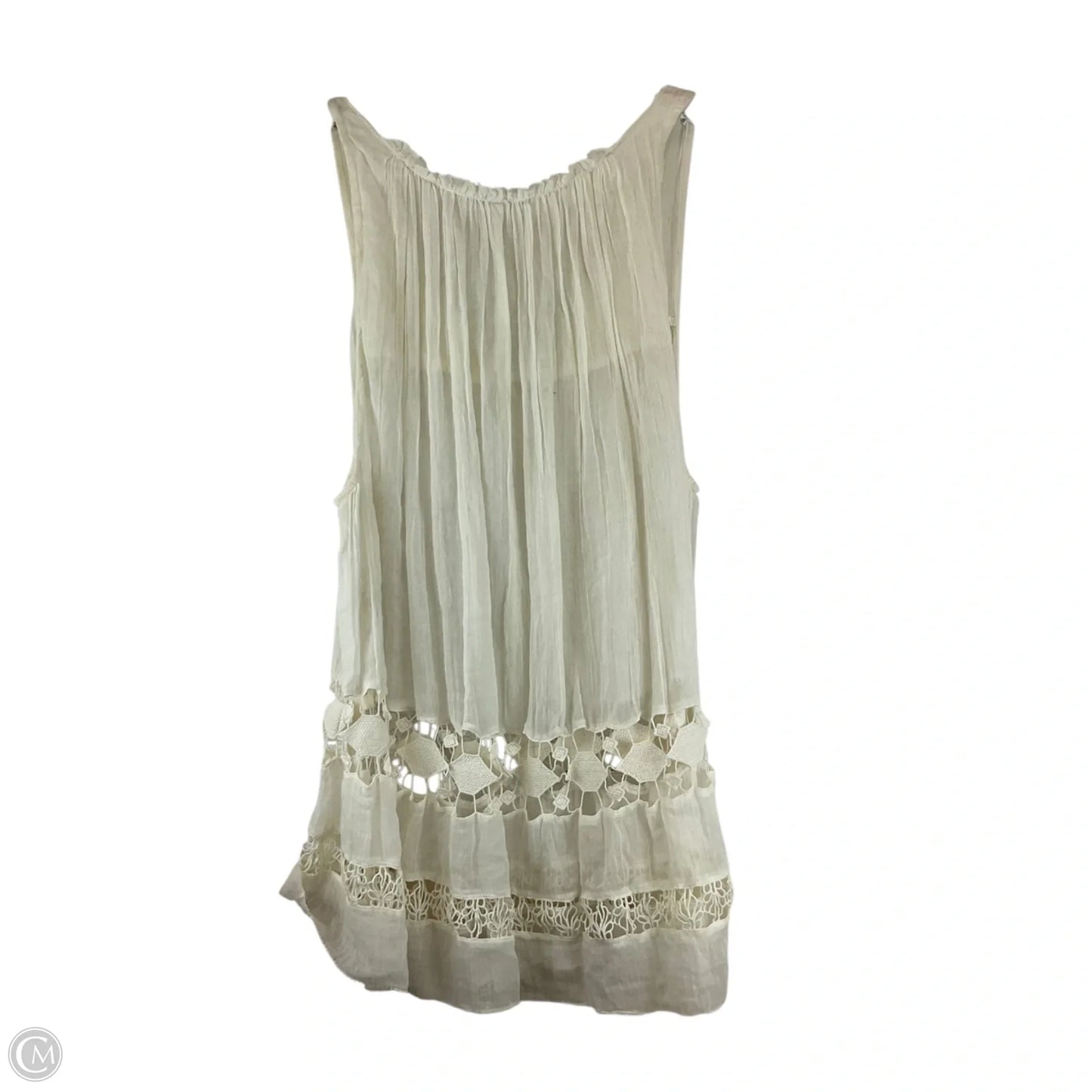 Top Sleeveless By Free People In Cream, Size: Xs