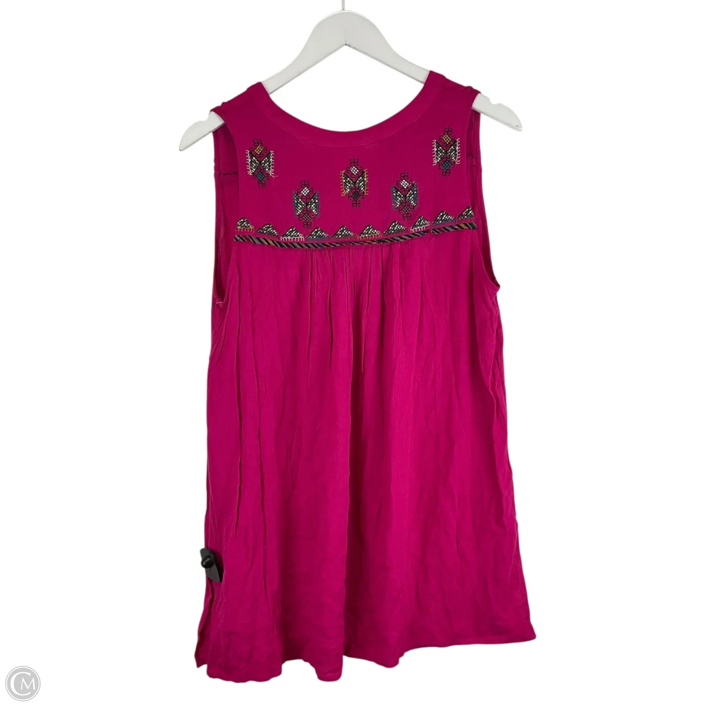 Top Sleeveless By Maeve In Pink, Size: M