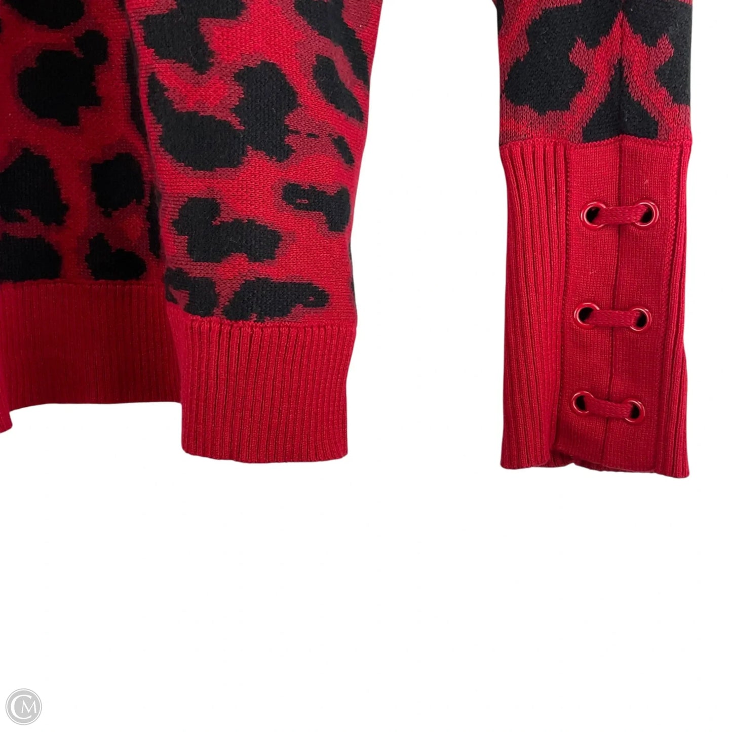 Top Long Sleeve By New York And Co In Red, Size: M