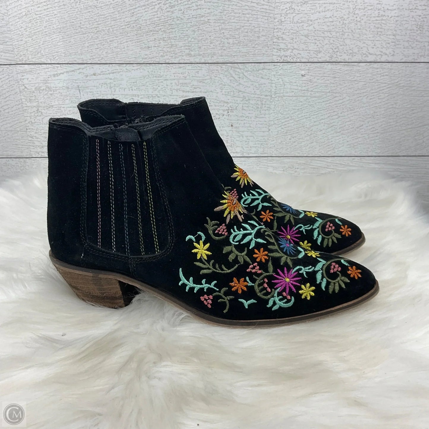 Boots Ankle Heels By Diba In Black, Size: 8.5