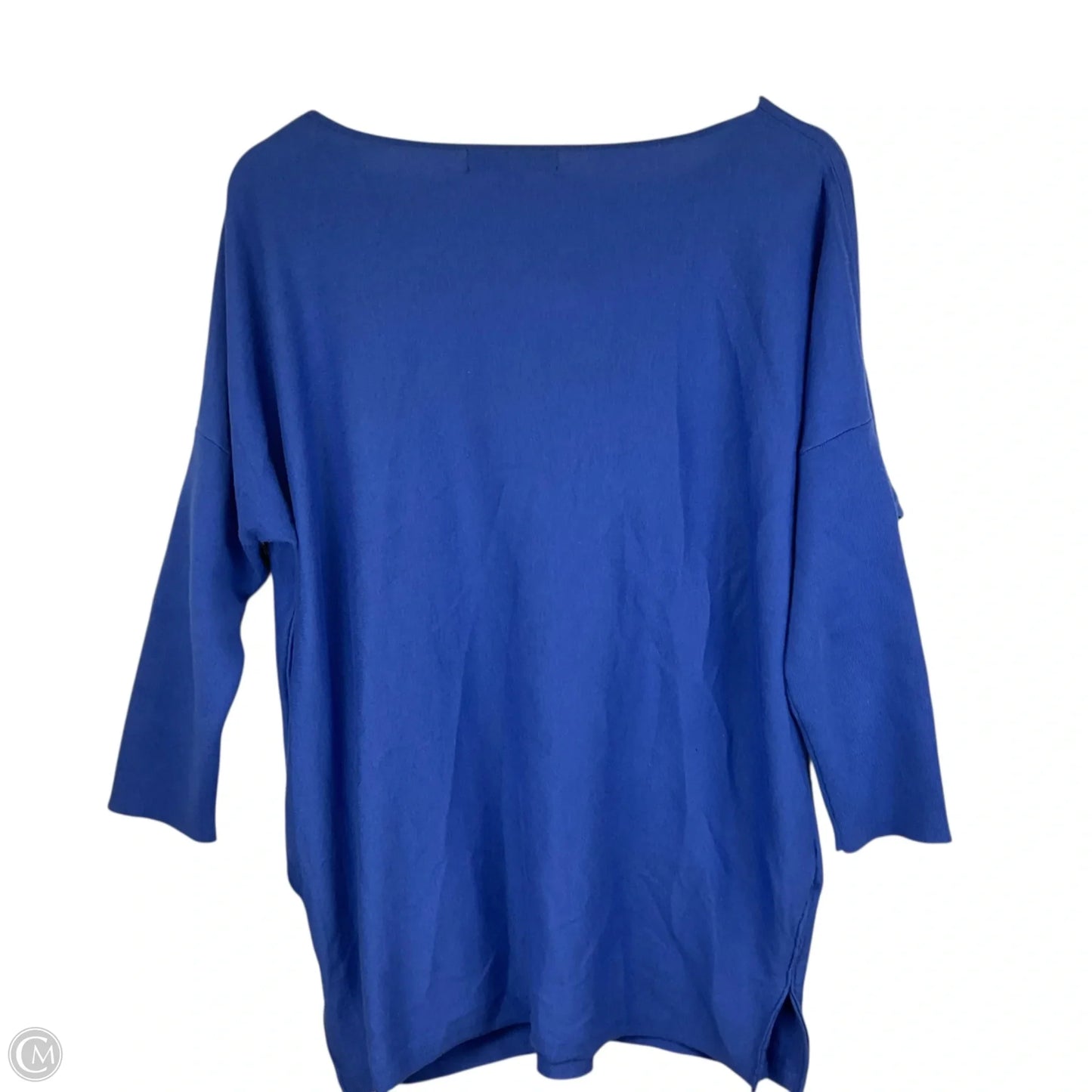 Top Long Sleeve Designer By Lilly Pulitzer In Blue, Size: L