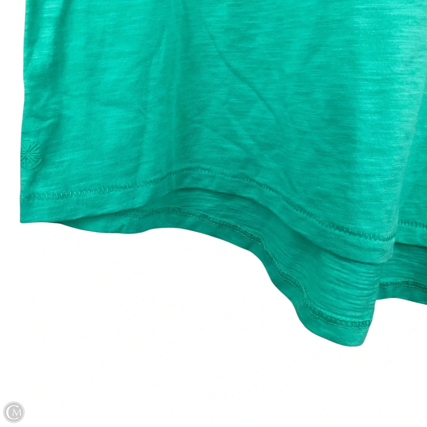 Top Short Sleeve Designer By Lilly Pulitzer In Teal, Size: S