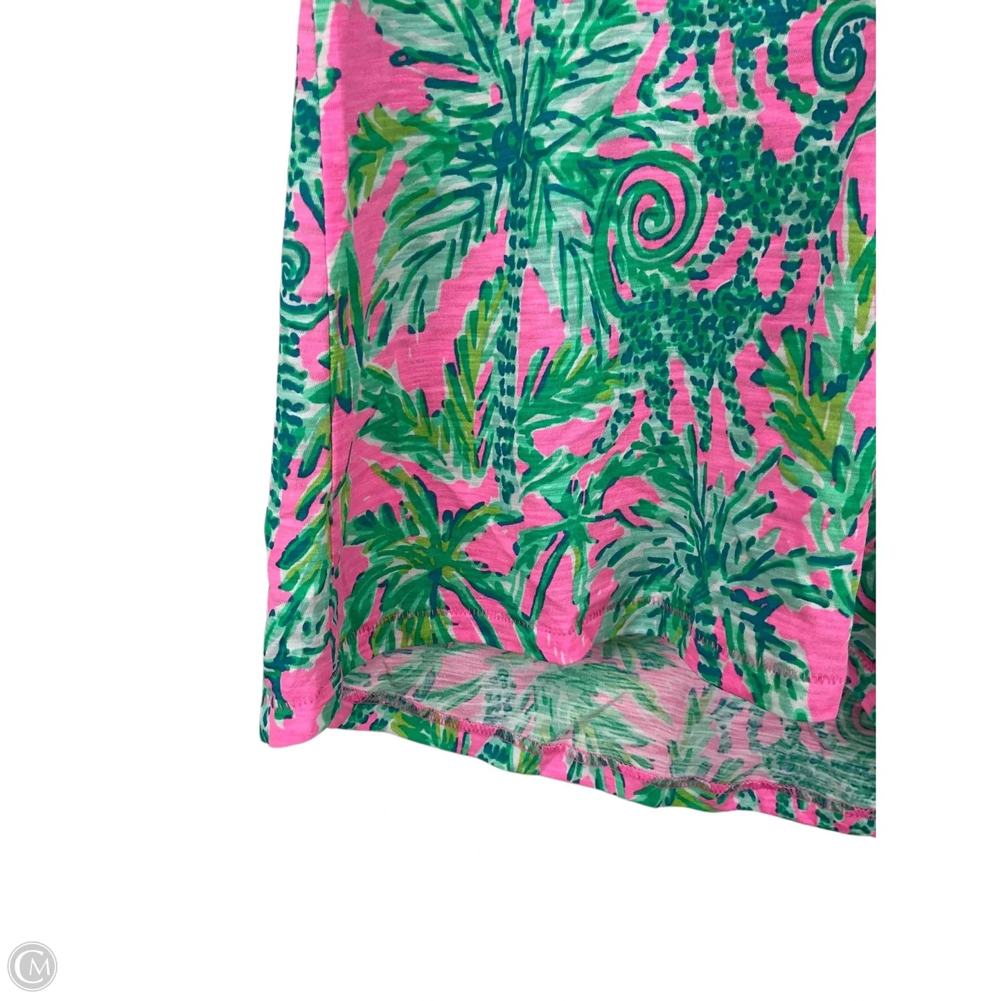 Top Short Sleeve Designer By Lilly Pulitzer In Pink, Size: Xxs