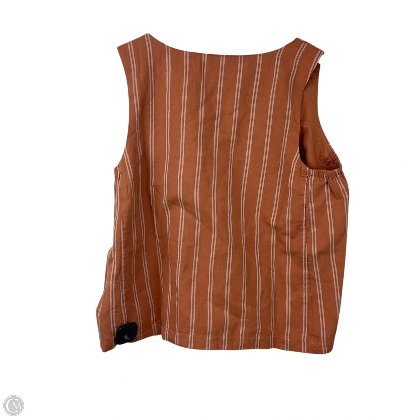 Top Sleeveless By Pact In Orange, Size: M