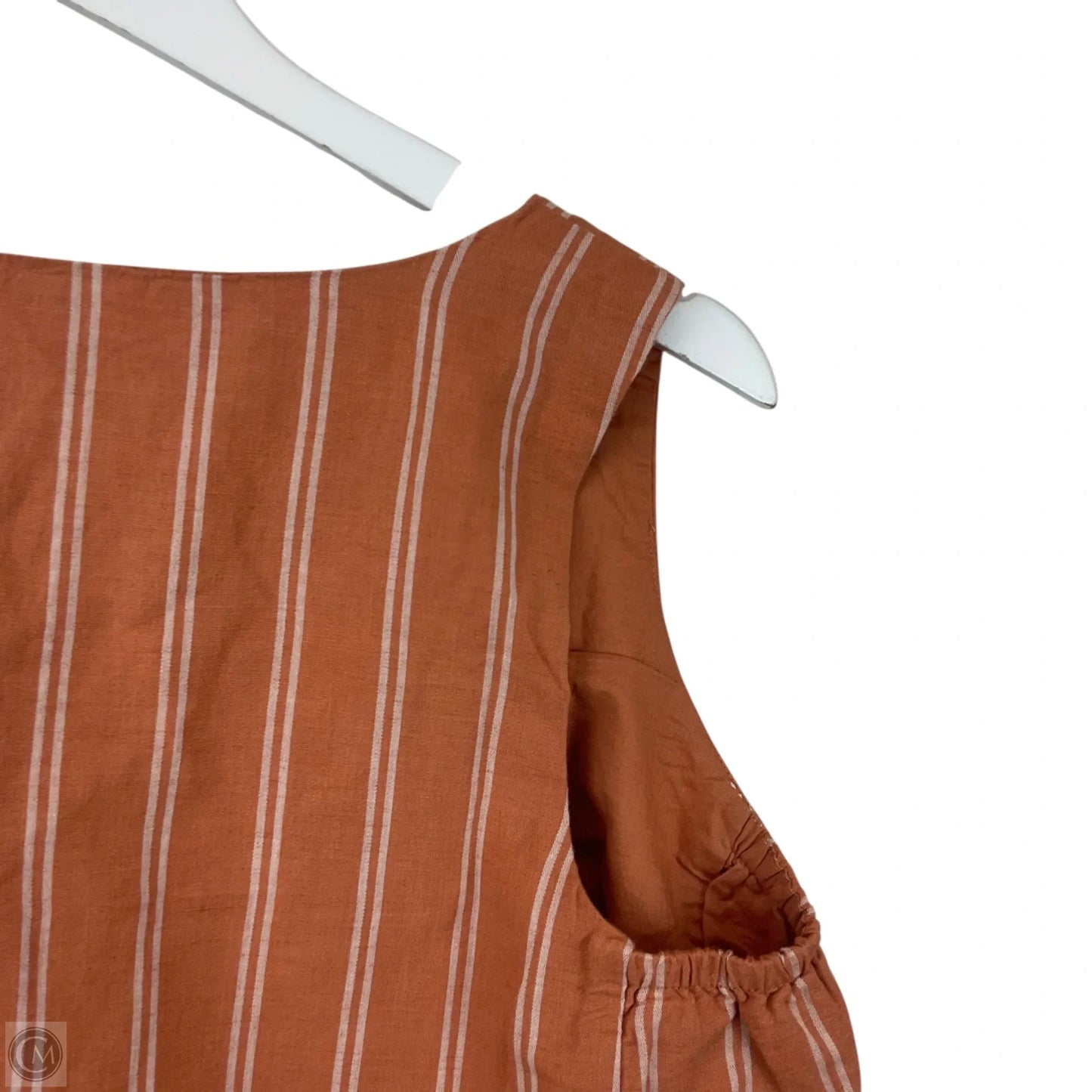 Top Sleeveless By Pact In Orange, Size: M